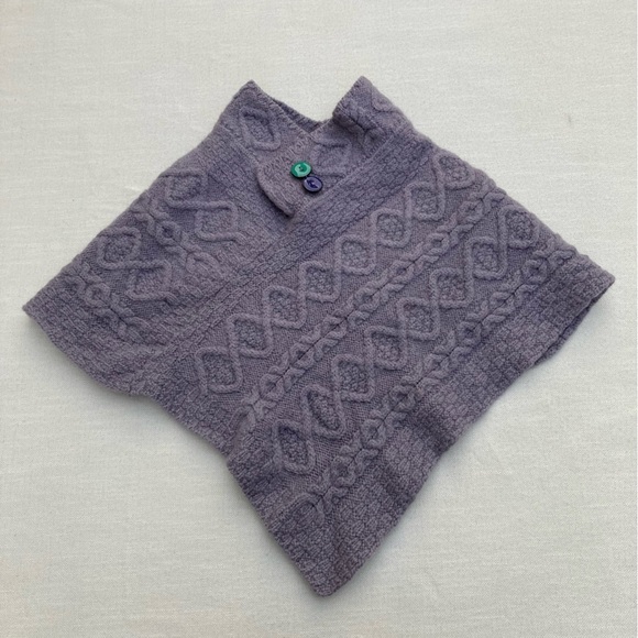 CARRAIG DONNMerino Wool Knit Poncho